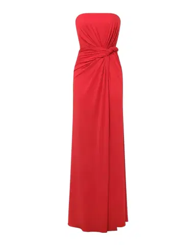 BCBGMAXAZRIA Stella Strapless Side-Twist Column Gown | Thumbnail 1