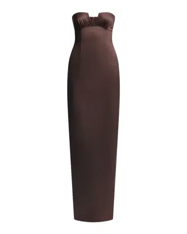 BCBGMAXAZRIA Mariane Strapless Satin Column Gown | Thumbnail 1