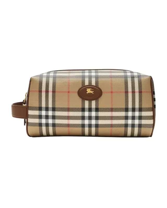 Burberry Check Cotton Travel Pouch