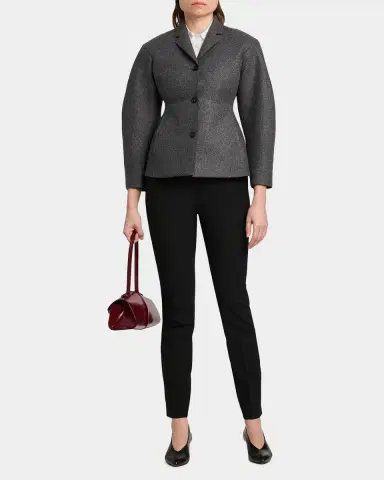 Jil Sander Wool Melange Jacket | Thumbnail 2 Jil Sander Wool Melange Jacket | Thumbnail 2