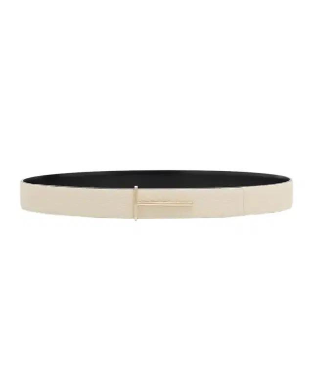 TOM FORD Boutique Slim T Reversible Leather Belt