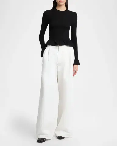 Jil Sander Wool Slim-Fit Sweater | Thumbnail 2 Jil Sander Wool Slim-Fit Sweater | Thumbnail 2