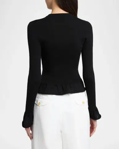 Jil Sander Wool Slim-Fit Sweater | Thumbnail 3 Jil Sander Wool Slim-Fit Sweater | Thumbnail 3