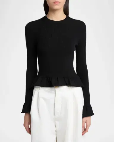 Jil Sander Wool Slim-Fit Sweater | Thumbnail 4 Jil Sander Wool Slim-Fit Sweater | Thumbnail 4