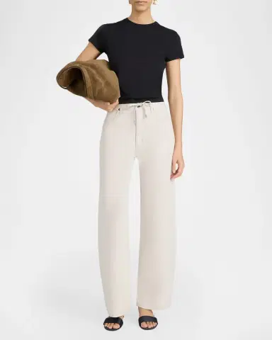 Frame The Off-Duty Drawstring Bow Jeans | Thumbnail 2 Frame The Off-Duty Drawstring Bow Jeans | Thumbnail 2