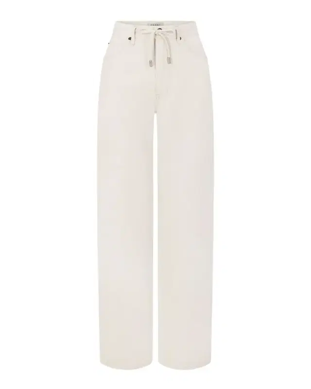 FRAME The Off-Duty Drawstring Bow Jeans