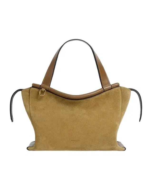 Wandler Ida Slouchy Suede Top-Handle Bag