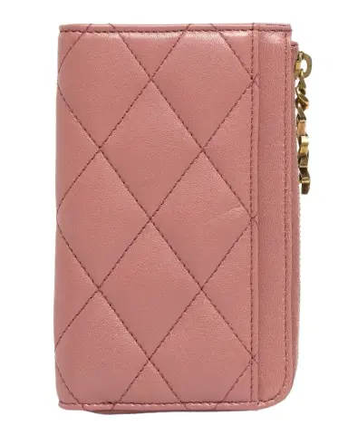 Saint Laurent YSL Bijou Quilted Leather Card Case | Thumbnail 1 Saint Laurent YSL Bijou Quilted Leather Card Case | Thumbnail 1