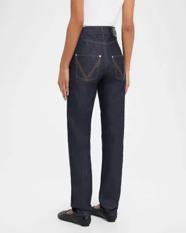 Bottega Veneta Indigo Straight Denim Jeans | Thumbnail 3