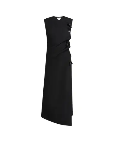 Bottega Veneta Asymmetric Neck Shift Maxi Dress | Thumbnail 1 Bottega Veneta Asymmetric Neck Shift Maxi Dress | Thumbnail 1