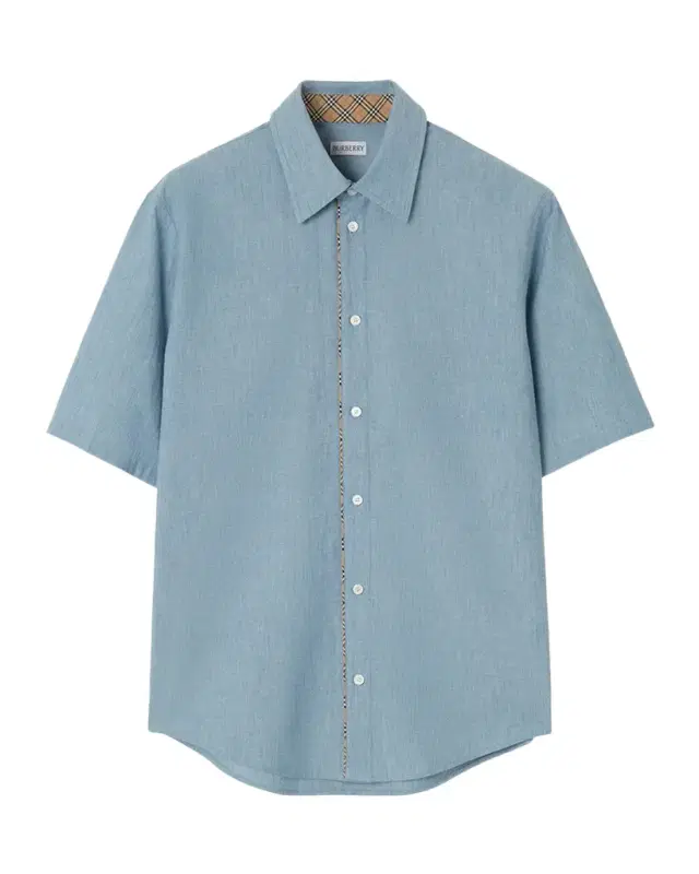 Burberry Men 's Sam Check-Trimmed Cotton Shirt