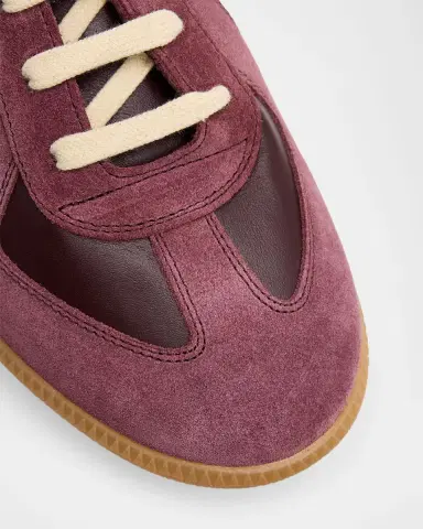 Maison Margiela Men 's Replica Leather Low-Top Sneakers | Thumbnail 3 Maison Margiela Men 's Replica Leather Low-Top Sneakers | Thumbnail 3