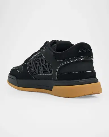 AMIRI Logo Leather Low-Top Sneakers | Thumbnail 2 AMIRI Logo Leather Low-Top Sneakers | Thumbnail 2