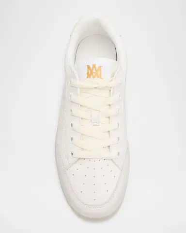 AMIRI Men's Blvd Embossed Leather Low-Top Sneakers | Thumbnail 4