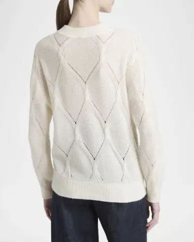Kiton Diamond Cashmere-Silk Sweater | Thumbnail 2