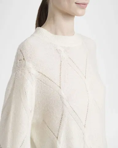 Kiton Diamond Cashmere-Silk Sweater | Thumbnail 4