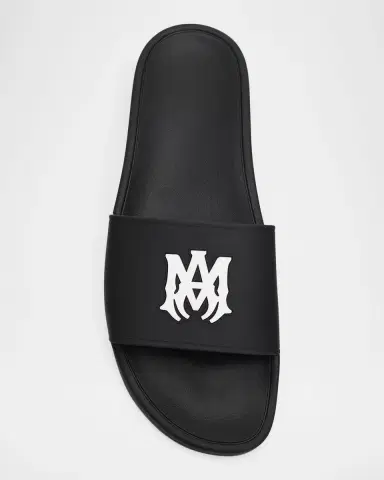 Amiri MA Logo Pool Slides | Thumbnail 4