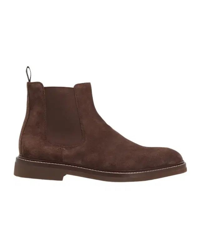 Brunello Cucinelli Men's Suede Chelsea Boots