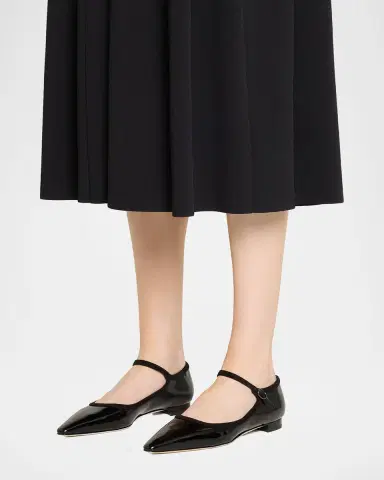 Manolo Blahnik Perdiccamod Patent Leather Ballerina Flats | Thumbnail 2 Manolo Blahnik Perdiccamod Patent Leather Ballerina Flats | Thumbnail 2