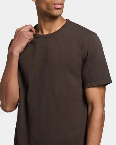 Vince Men 's Garment-Dyed Crewneck T-Shirt | Thumbnail 6