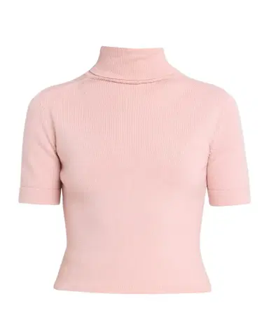 Oscar de la Renta Turtleneck Short-Sleeve Wool Sweater | Thumbnail 1 Oscar de la Renta Turtleneck Short-Sleeve Wool Sweater | Thumbnail 1