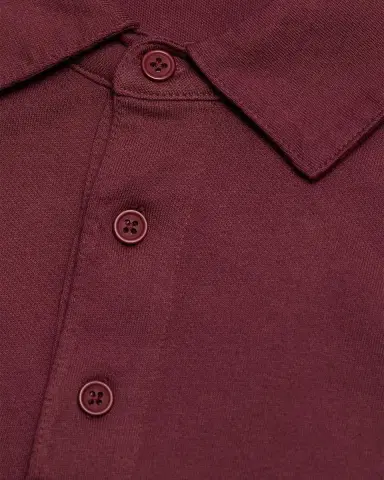 Vince Men 's Garment-Dyed Polo Shirt | Thumbnail 6