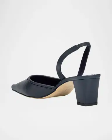 Manolo Blahnik 50mm Vendona Leather Slingback Pumps | Thumbnail 4 Manolo Blahnik 50mm Vendona Leather Slingback Pumps | Thumbnail 4