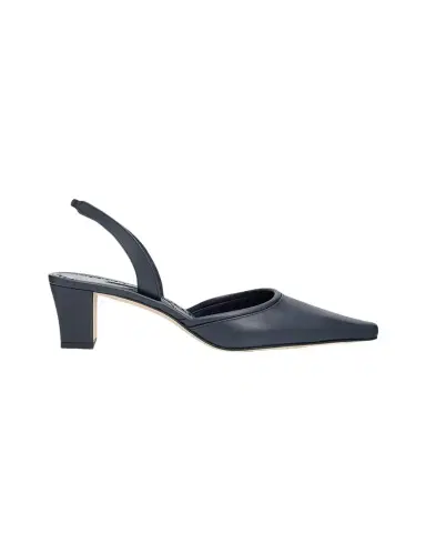 Manolo Blahnik 50mm Vendona Leather Slingback Pumps | Thumbnail 1 Manolo Blahnik 50mm Vendona Leather Slingback Pumps | Thumbnail 1
