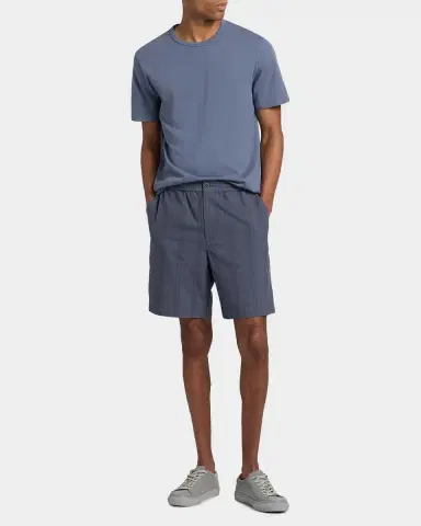 Vince Men 's Garment-Dyed Crewneck T-Shirt | Thumbnail 2