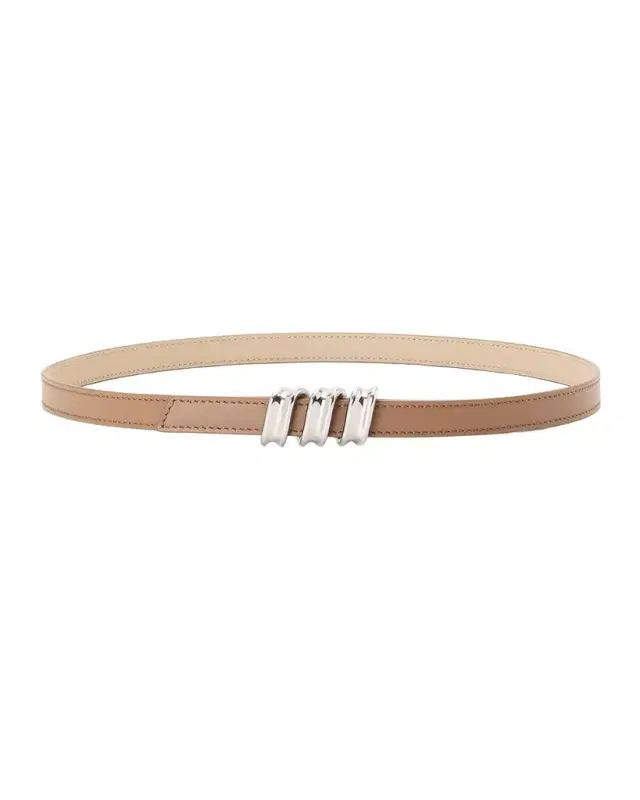 Loewe Reversible Coil Belt in Smooth Calfskin