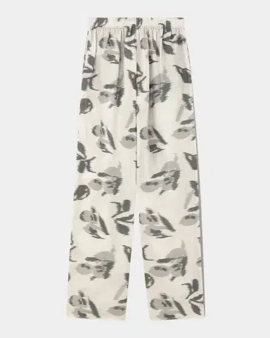 Emporio Armani Chine Flower Print Linen Trousers | Thumbnail 3 Emporio Armani Chine Flower Print Linen Trousers | Thumbnail 3