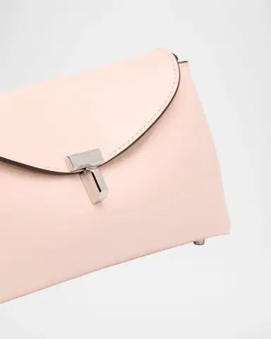 TOTEME Mini T-Lock Leather Clutch Bag | Thumbnail 5 TOTEME Mini T-Lock Leather Clutch Bag | Thumbnail 5