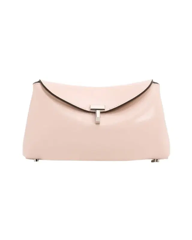 Toteme Mini T-Lock Leather Clutch Bag