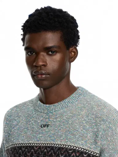 Off-White Persian Arrow Knit Crewneck | Thumbnail 5