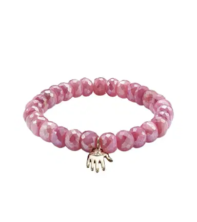 Sydney Evan 14kt gold beaded bracelet with moonstones and diamonds | Thumbnail 1 Sydney Evan 14kt gold beaded bracelet with moonstones and diamonds | Thumbnail 1