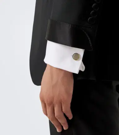 Giorgio Armani Silver cufflinks with crystals | Thumbnail 4