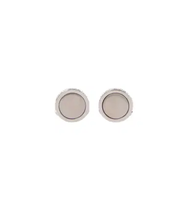 Giorgio Armani Silver cufflinks with crystals | Thumbnail 1