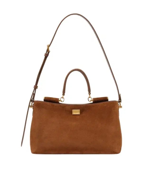 Dolce & Gabbana Vittoria Medium suede top-handle bag
