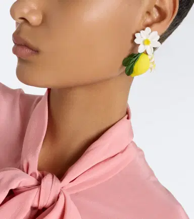 Jennifer Behr Limoncello drop earrings | Thumbnail 5 Jennifer Behr Limoncello drop earrings | Thumbnail 5
