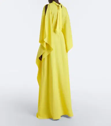 Taller Marmo Arizona crêpe cady kaftan | Thumbnail 7 Taller Marmo Arizona crêpe cady kaftan | Thumbnail 7