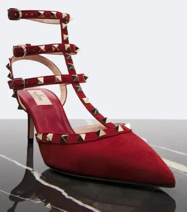 Valentino Garavani Rockstud suede pumps | Thumbnail 3