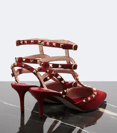 Valentino Garavani Rockstud suede pumps | Thumbnail 4