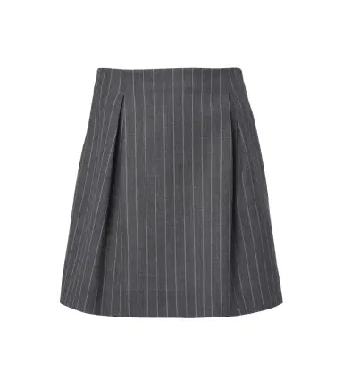 Valentino Pinstripe virgin wool miniskirt | Thumbnail 1