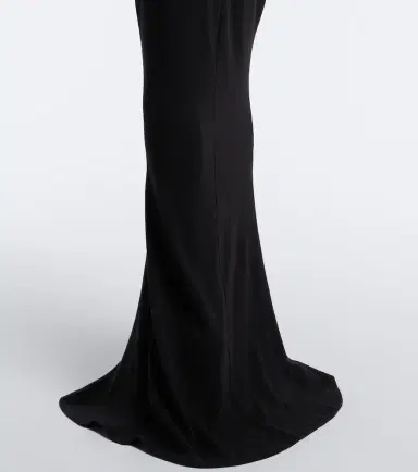 Mugler Turtleneck wool-blend jersey maxi dress | Thumbnail 6 Mugler Turtleneck wool-blend jersey maxi dress | Thumbnail 6