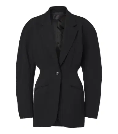 Mugler Virgin wool grain de poudre blazer | Thumbnail 1 Mugler Virgin wool grain de poudre blazer | Thumbnail 1
