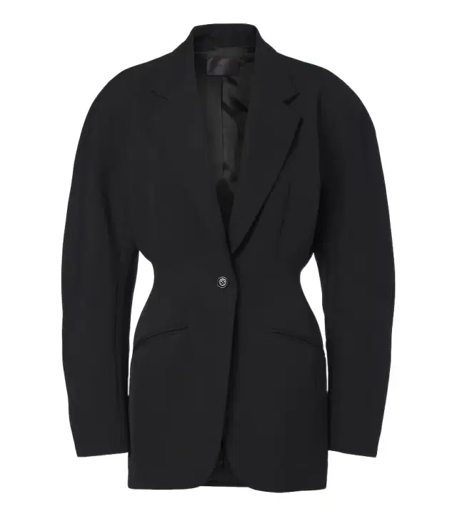 Mugler Virgin wool grain de poudre blazer