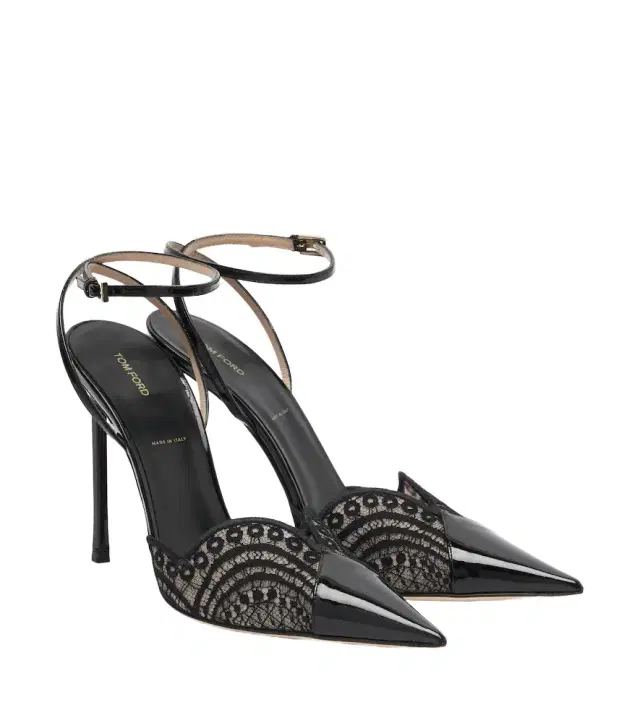 Tom Ford Lace and patent leather pumps