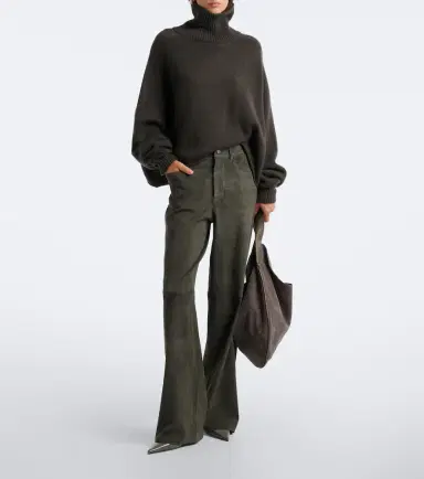 STOULS Mytheo suede wide-leg pants | Thumbnail 3 STOULS Mytheo suede wide-leg pants | Thumbnail 3