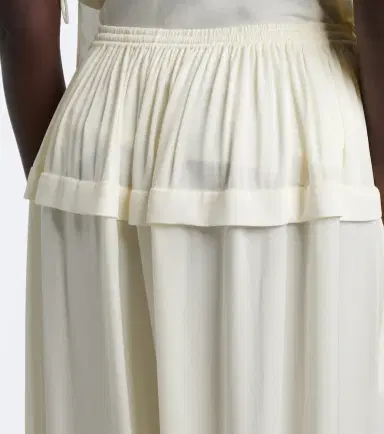 Alaïa Alaïa Crêpe wide-leg pants | Thumbnail 3