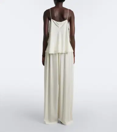 Alaïa Alaïa Crêpe wide-leg pants | Thumbnail 5